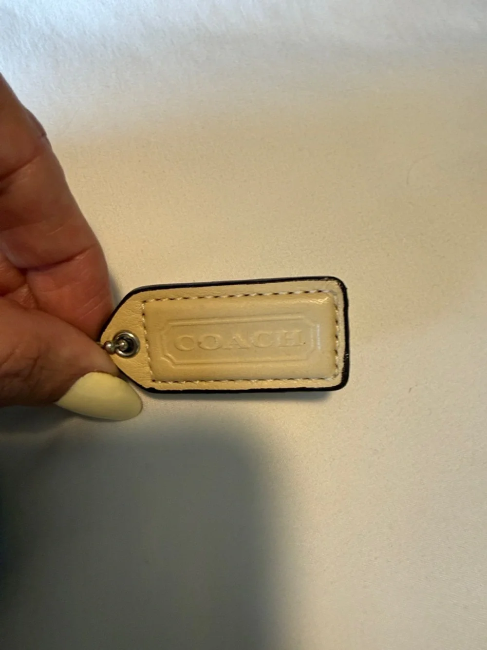 Coach, Women's Pebbled Leather Shoulder Bag in Taupe - Picture 2 of 8